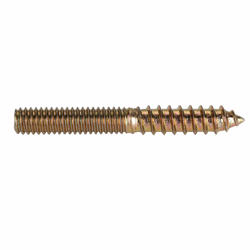 Hanger Bolt - Steel - 8 Pack - Thread Size:5/16"-18 TPI - Length:2-1/2"